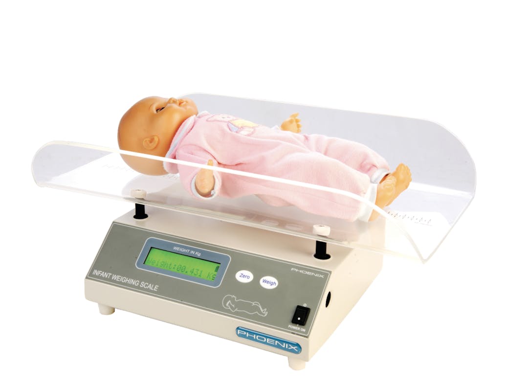 Visual example of the Baby weighing scale product
