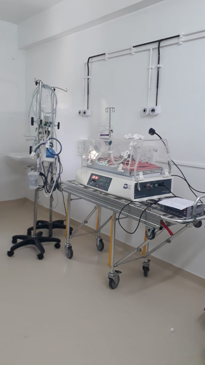 Phoenix transport incubator TINC 100 in a hospital