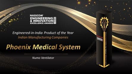Image description of the award of the year granted to Phoenix by NASSCOM